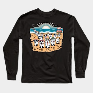 Sandy Paws Parade Long Sleeve T-Shirt